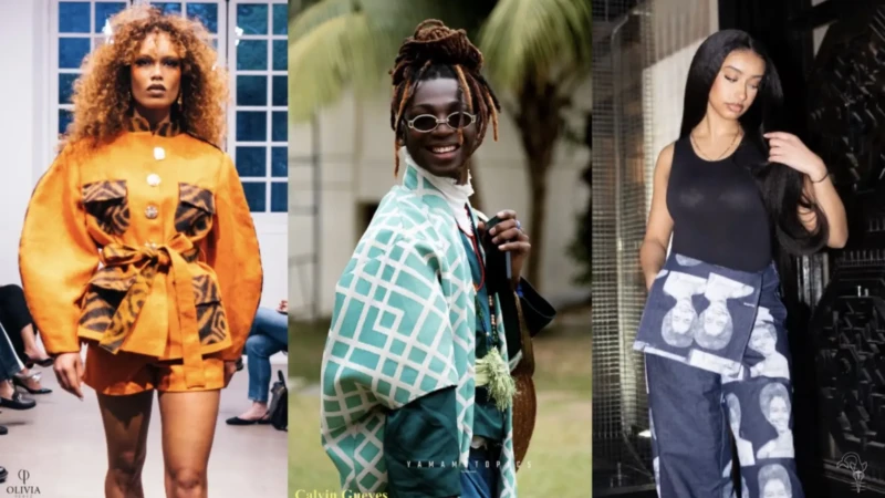 créateurs de mode ivoiriens Olivia Perez Calvin Gueyes et Djinin