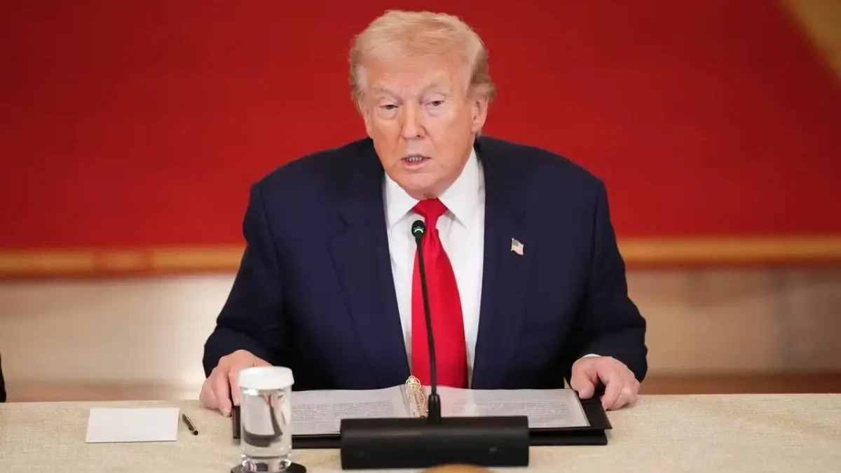 Photo de Donald Trump, président des Etats-Unis qui veut reconquérir l'AES