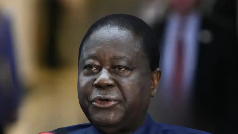 Henri Konan Bédié ancien président de la Côte d’Ivoire et figure du PDCI-RDA