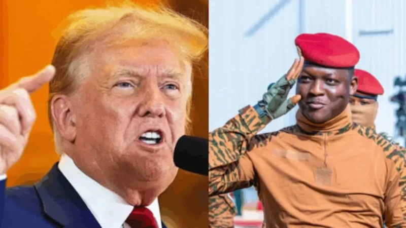 Ibrahim Traoré n'est pas arrêté par Donald Trump