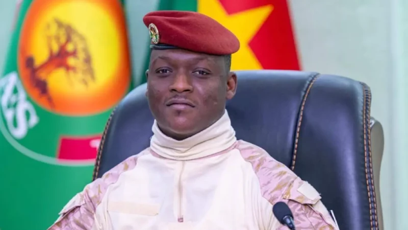 Ibrahim Traore - président de aes - repond à l'Union européenne sur l'affaire bazoum