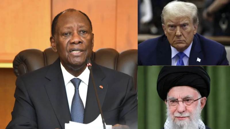 Iran - la Côte d'ivoire d'Alassane Ouattara condamne le retour à la violence