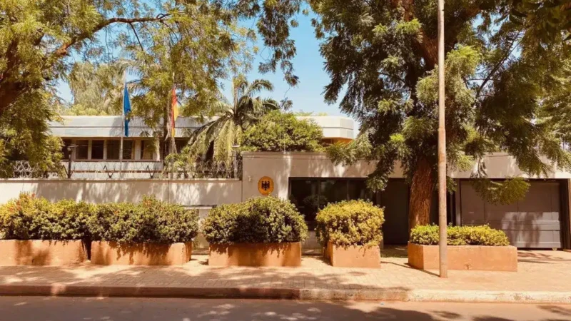Niger l'ambassade d'Allemagne suspend ses activités