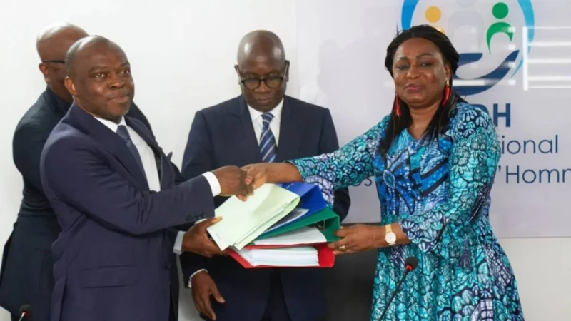 Côte d'Ivoire CNDH Christian Arnaud Adjelou installé malgré la polémique