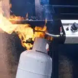 explosion de bouteilles de gaz butane B6