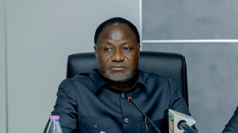 ministre des Mines, du Pétrole et de l'Énergie, Mamadou Sangafowa-Coulibaly