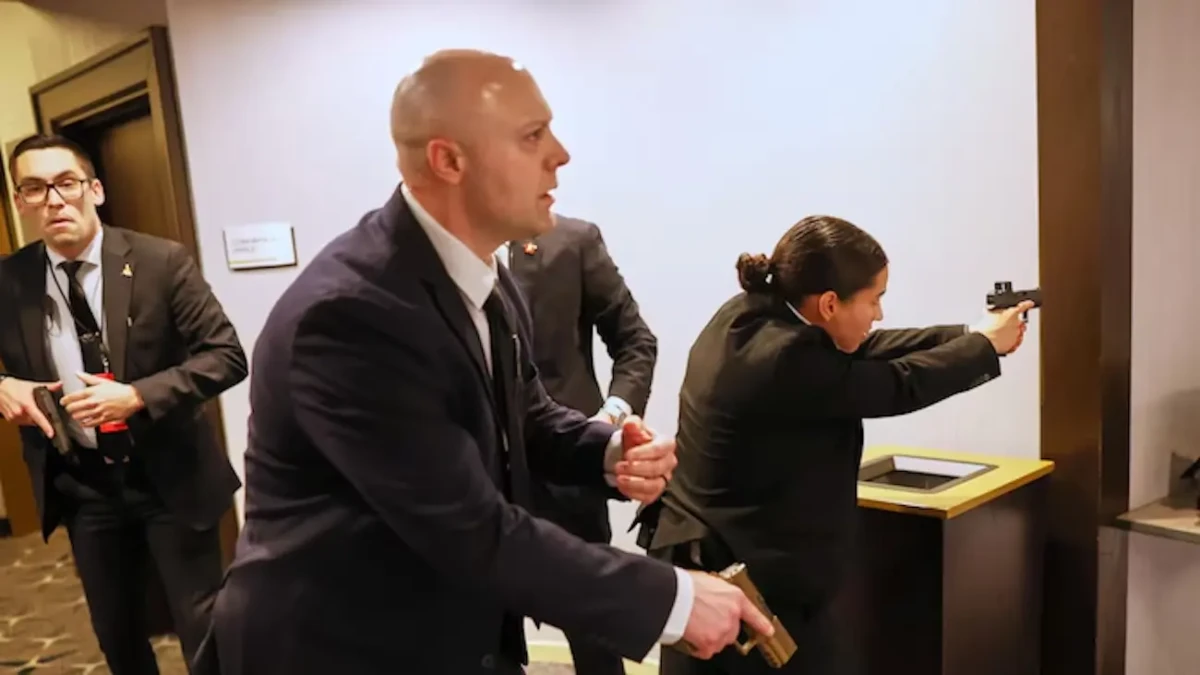 Tirs lors d'un dîner des correspondant de la maison blanche, Donald Trump évacué