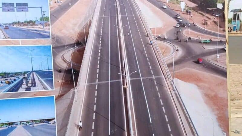Burkina Faso : 22 km de routes modernes inaugurées à Ouagadougou