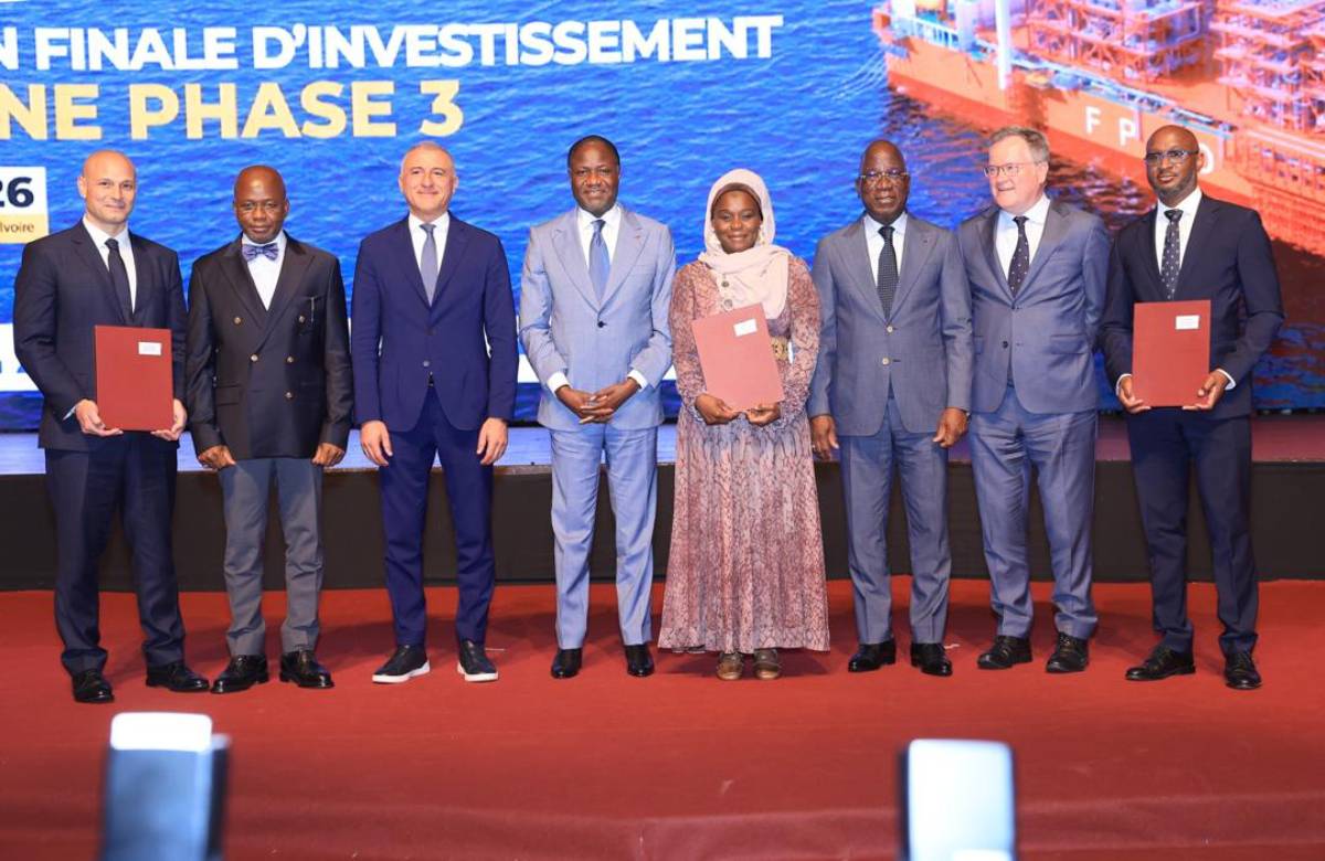 Côte d'Ivoire : la phase 3 du gisement Baleine lancée avec 4 milliards USD