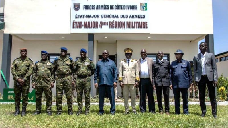 Côte d'Ivoire : un nouveau poste de commandement inauguré à Korhogo