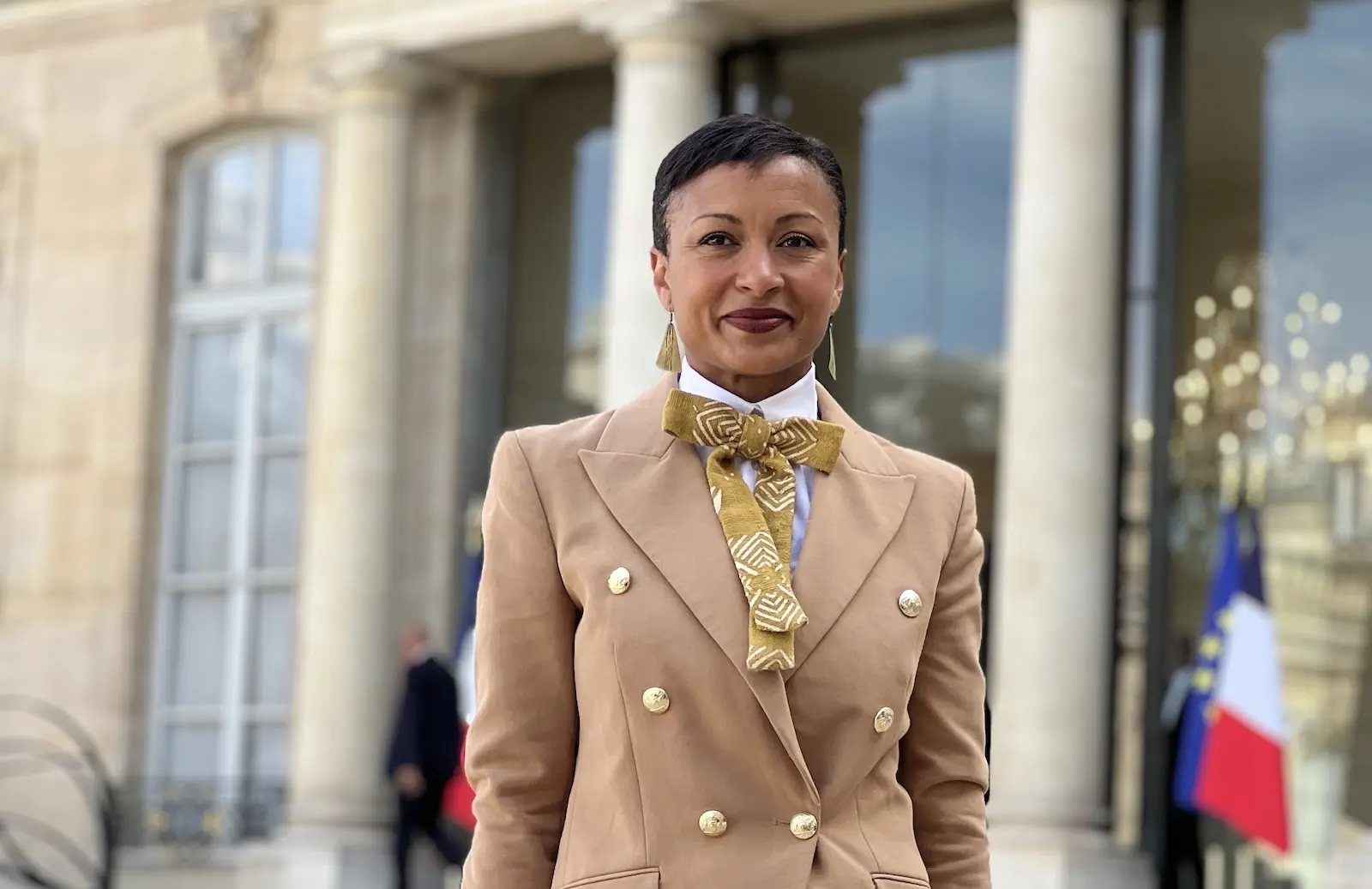 Ambre Delcroix à l'Elysée pour la sopirée Vers le sommet Africa Forwad