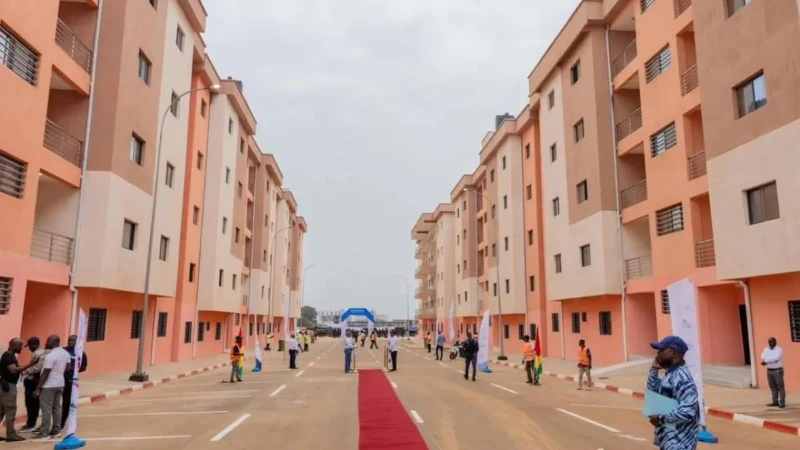 Guinée : 280 logements sociaux inaugurés