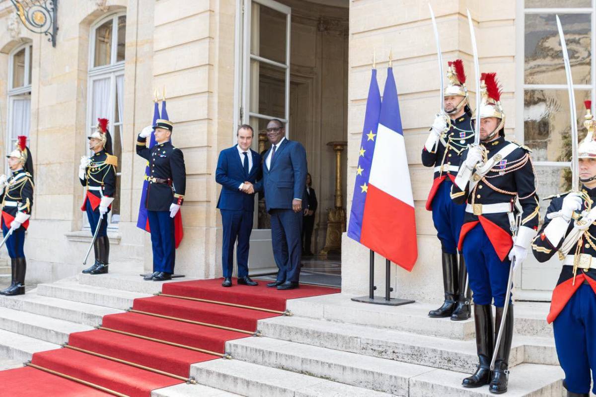 France : Téné Birahima Ouattara reçu par Sébastien Lecornu
