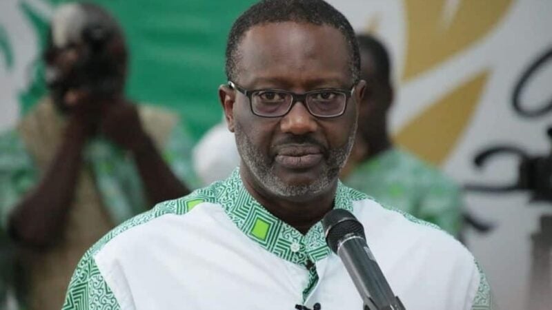 Tidjane Thiam - Président du PDCI RDA, toujours en exil en France
