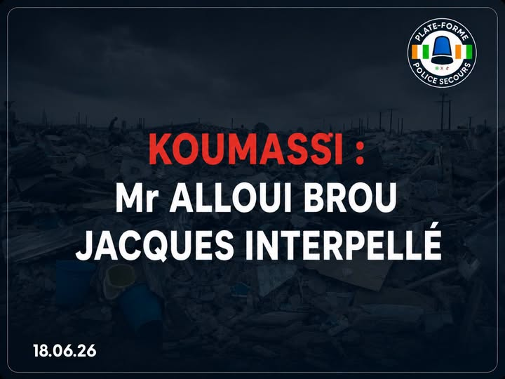 Côte d'Ivoire : Alloui Brou Jacques enfin dans les filets de la police - Afrique sur 7