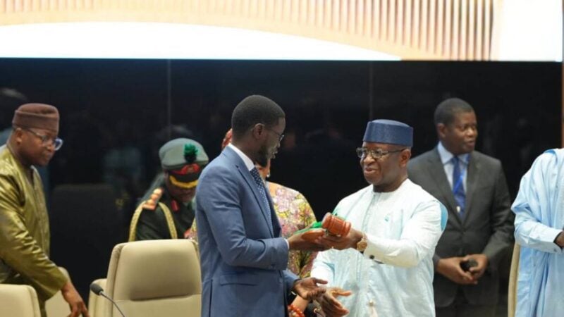 Bassirou Diomaye Faye, nouveau président de la CEDEAO