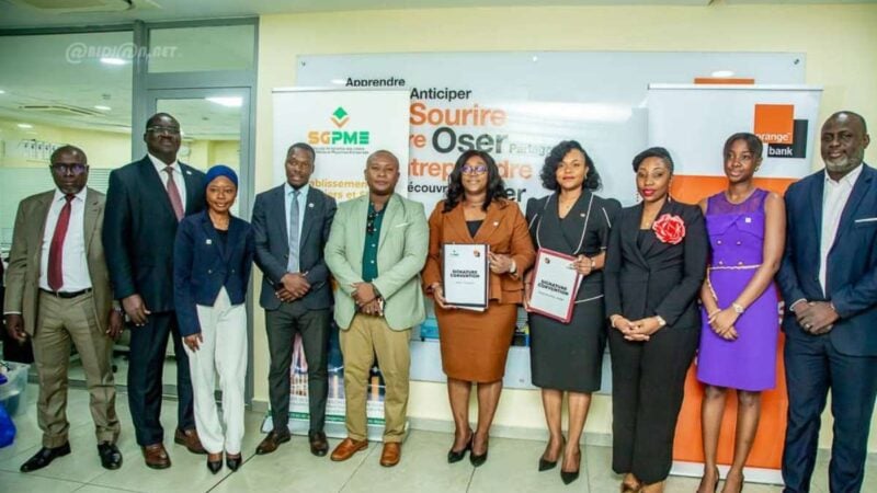 Côte d'Ivoire : la SGPME et Orange Bank Africa mobilisent 17 milliards FCFA pour les PME