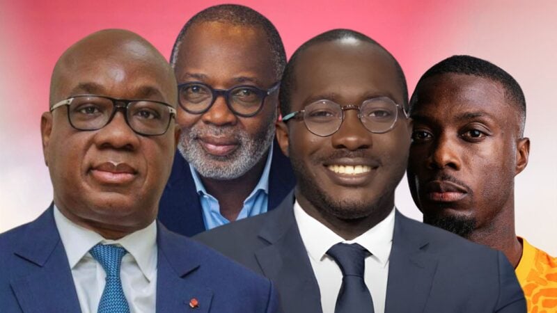 Idriss Diallo, Malick Tohé, Malick Traoré et Nicolas Pépé, FIF Côte d'Ivoire