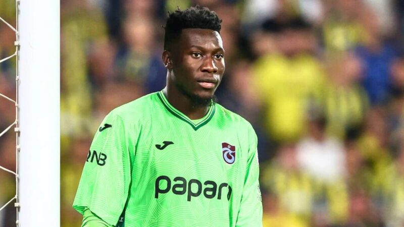 Transfert : André Onana retourne en prêt à Trabzonspor