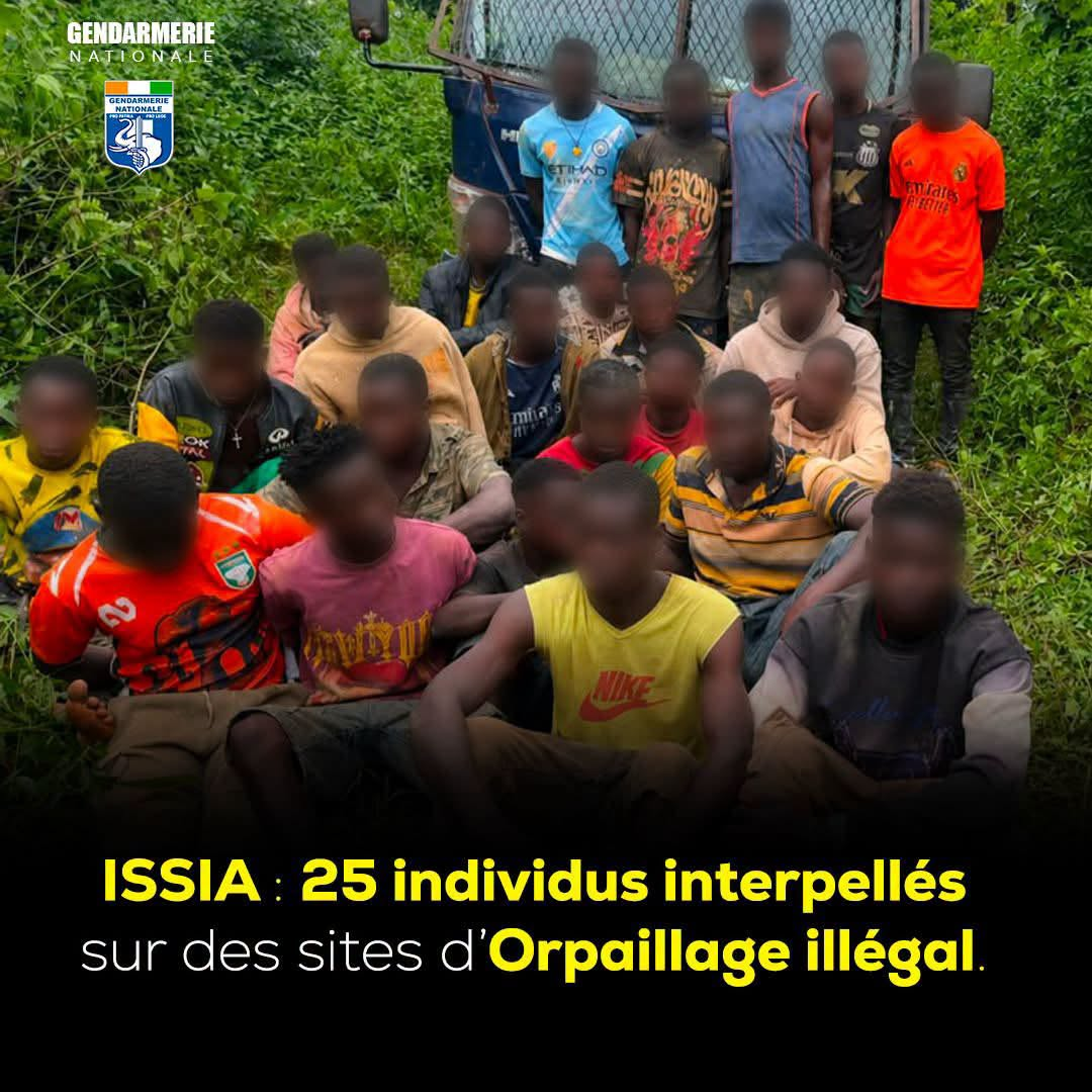 Côte d'Ivoire – Orpaillage illégal : nouveau coup de filet Côte d'Ivoire – Orpaillage illégal : nouveau coup de filet - Afrique sur 7