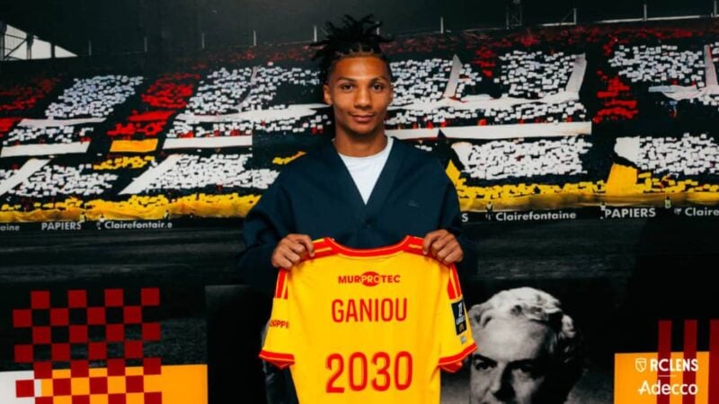 RC Lens : Ismaëlo Ganiou prolonge jusqu'en 2030