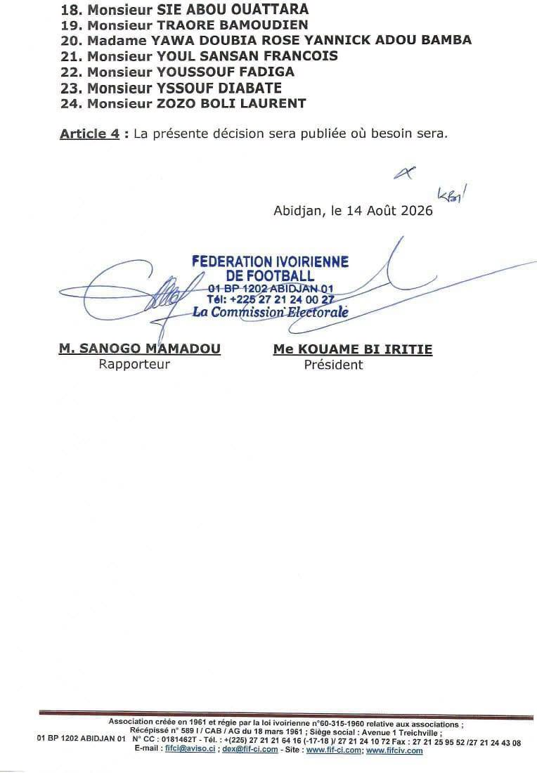 Élection à la FIF : Yacine Idriss Diallo seul en lice Élection à la FIF : Yacine Idriss Diallo seul en lice - Afrique sur 7