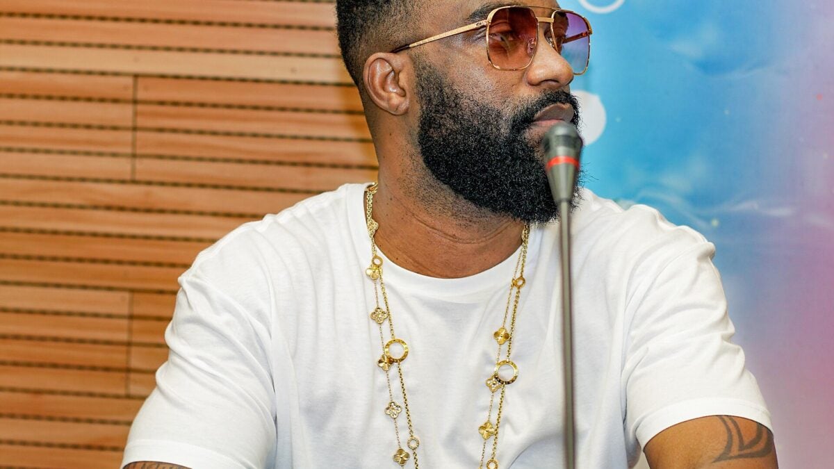 Le chanteur congolais Fally Ipupa sur scène