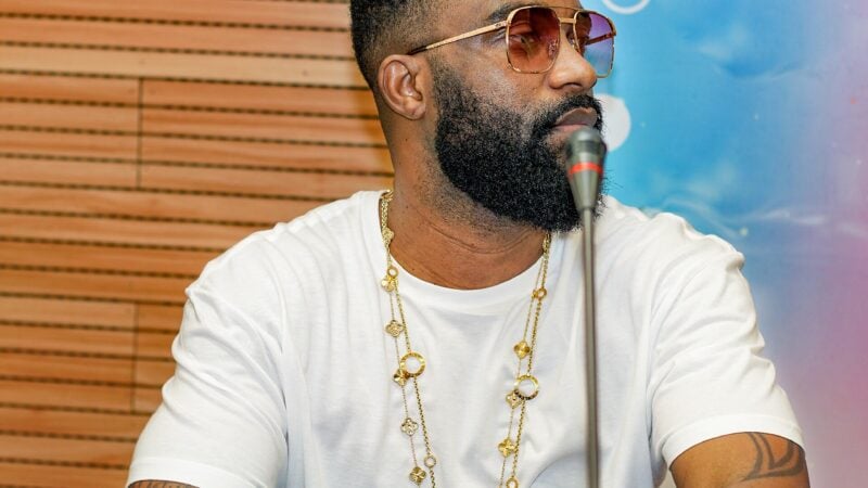 Le chanteur congolais Fally Ipupa sur scène