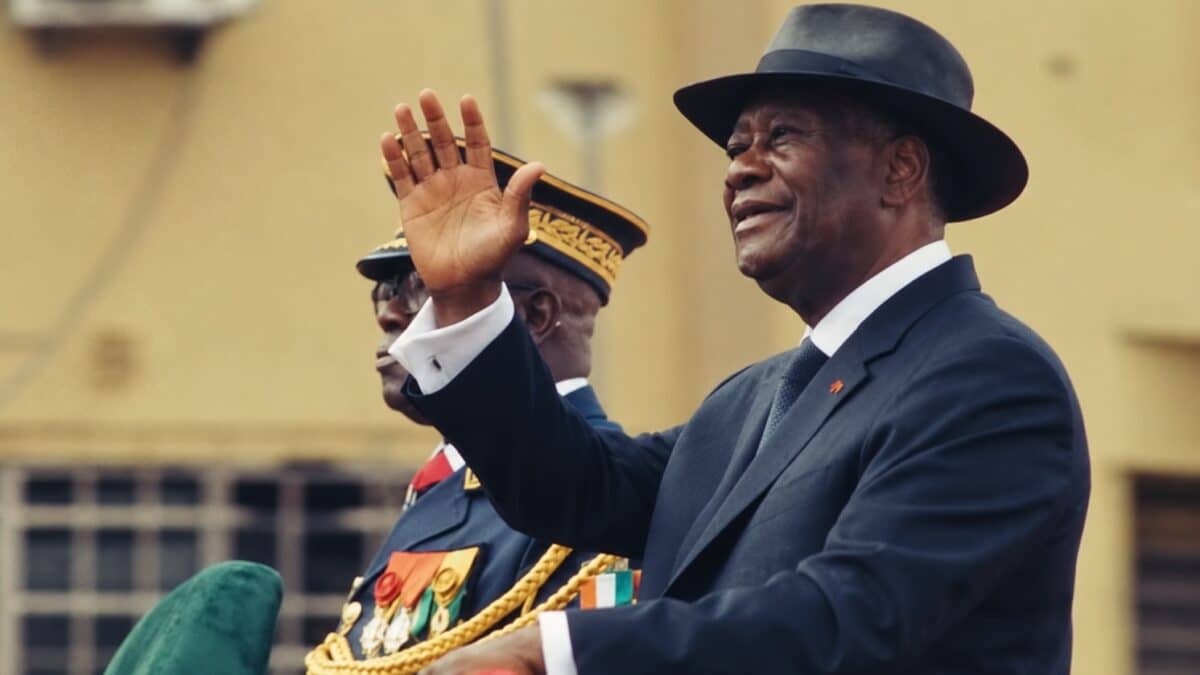 Alassane Ouattara, président de la Côte d'ivoire