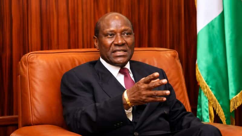 Biographie Daniel Kablan Duncan, ancien Premier ministre de Côte d'Ivoire, à Londres en 2013