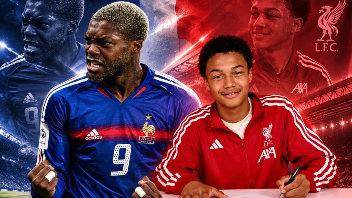 Djibril Cissé et son fils Prince Cissé, cadet de Cassius Cissé
