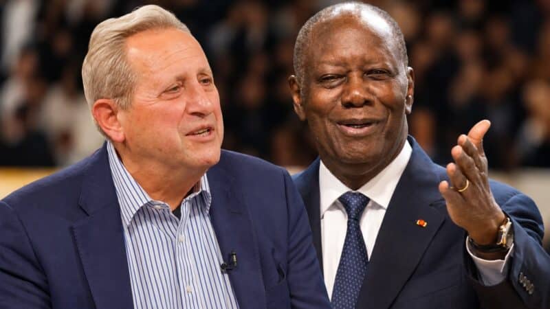 Guy Labertit et Alassane Ouattara