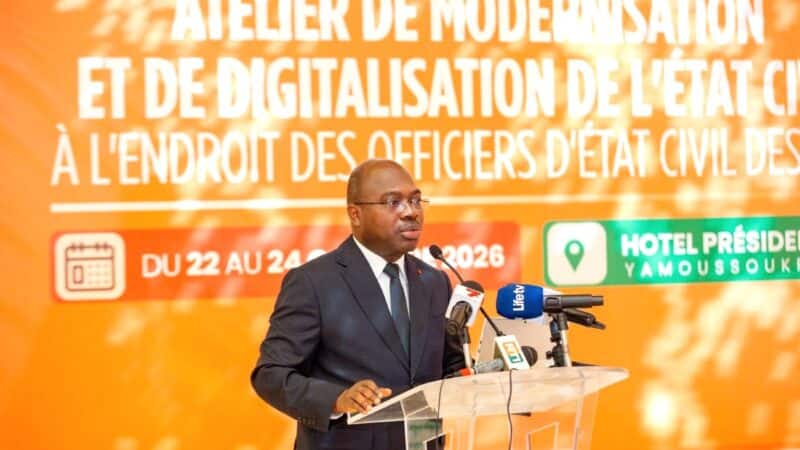 Acte de naissance en ligne : le directeur général de l'ONECI à Yamoussoukro
