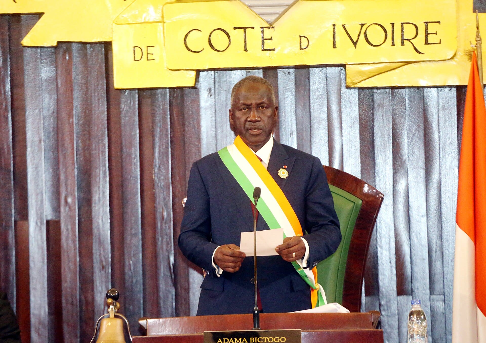 Biographie Adama Bictogo, président de l'Assemblée nationale