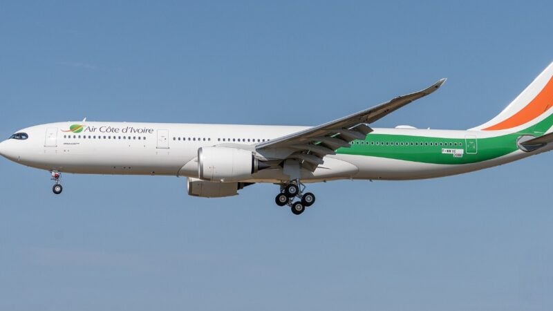 Airbus A330-900neo d'Air Côte d'Ivoire, concerné par le partage de codes avec Air France sur Paris-Abidjan