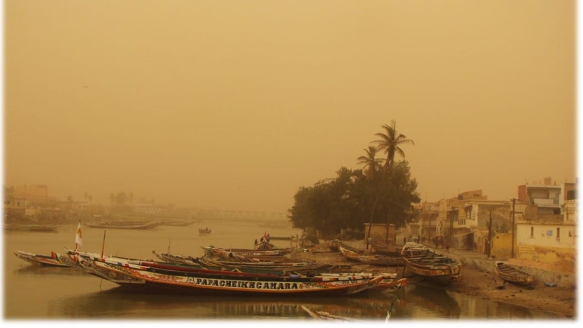 ANACIM, brume de poussière sur les pirogues au Sénégal