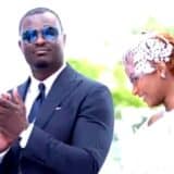 Coco Emilia et Francis Mvemba lors de leur mariage
