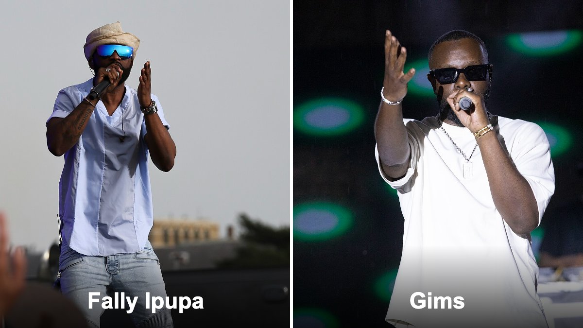 Fally Ipupa ou Gims : qui est le plus riche en 2026 ? Ce que disent les chiffres Fally Ipupa et Gims sur scène en concert