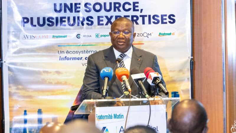 Fraternité Matin : lancement de la gamme numérique Arc-en-Ciel à Abidjan-Plateau