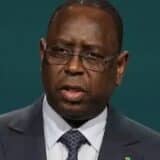 Macky Sall, candidat au poste de secrétaire général de l’ONU, lors d’un discours