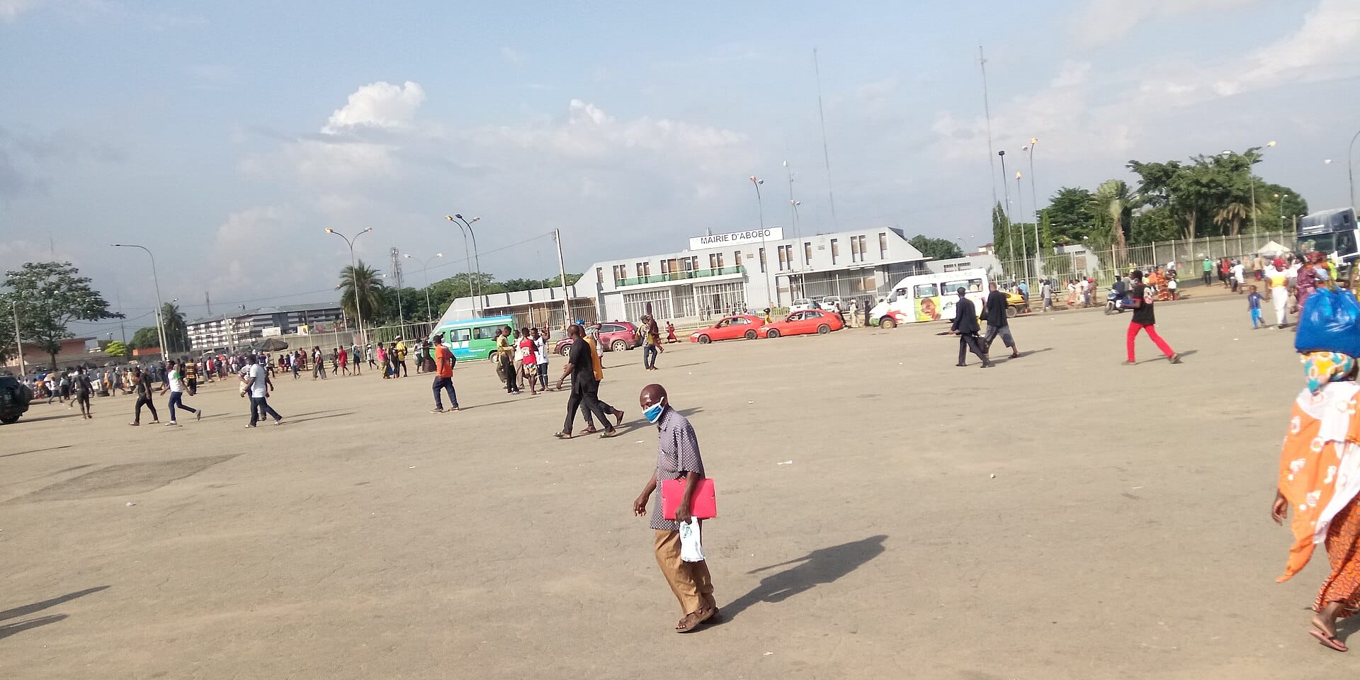 La mairie d'Abobo, commune dirigée par Hamed Bakayoko de 2018 à 2021