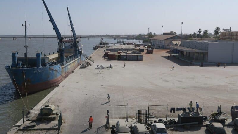 MFDC Ziguinchor : le port de Ziguinchor, en Casamance