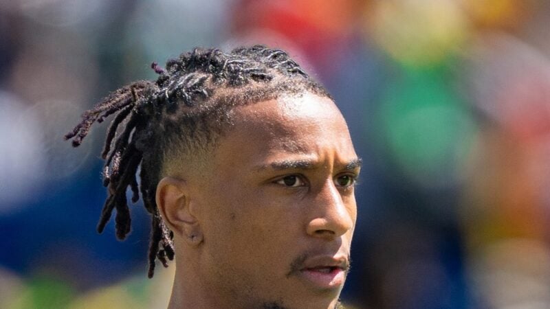 Michael Olise, ailier de l'équipe de France, lors de France-Sénégal au Mondial 2026