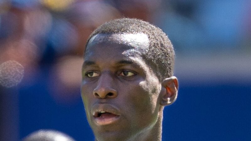 Nicolas Jackson, attaquant sénégalais d'Aston Villa, auteur d'un doublé contre Manchester City
