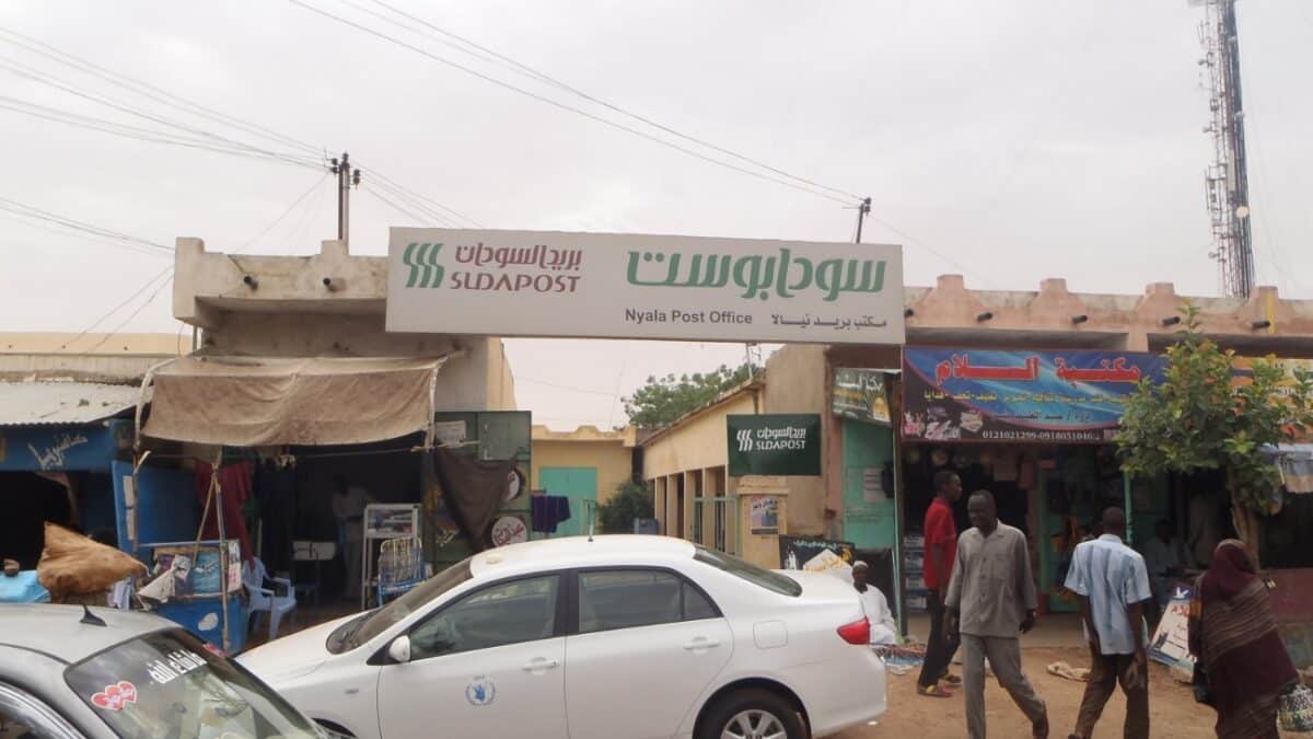 Nyala, Soudan : une rue commerçante de la ville en 2012