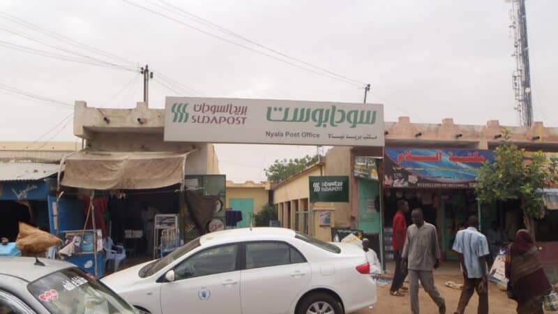 Nyala, Soudan : une rue commerçante de la ville en 2012