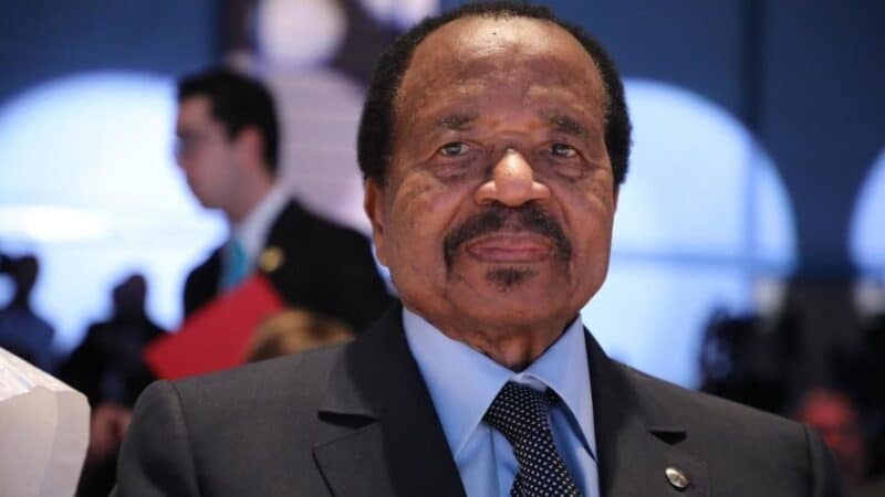 Paul Biya, président du Cameroun, dont la réélection a déclenché la crise postélectorale au Cameroun