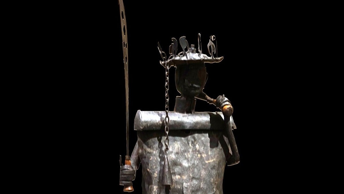 Statue du dieu Gou, pièce phare de la demande de restitution des biens culturels du Bénin à la France