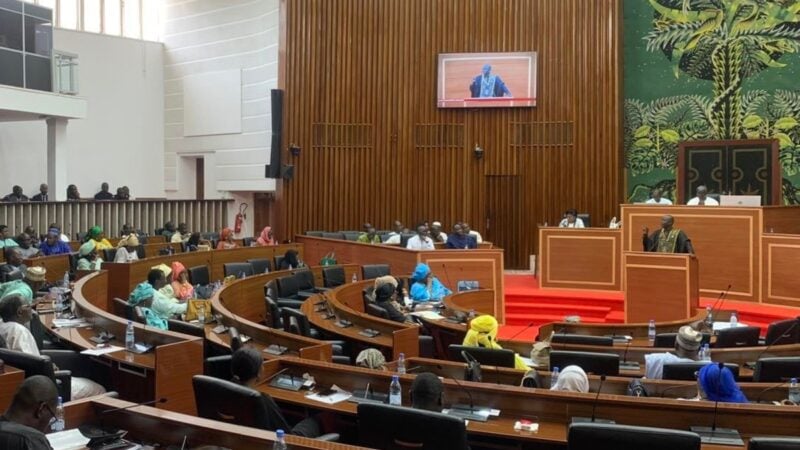 Takku Wallu Sénégal : l'hémicycle de l'Assemblée nationale à Dakar, où siègent les commissions d'enquête