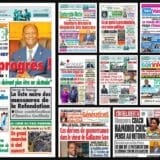 Titrologie du 28 octobre 2026 : montage des unes du Patriote, de Fraternité Matin, du Nouveau Réveil, de Notre Voie et de L'Expression